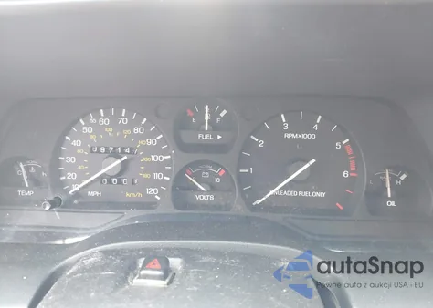 1992 Mercury Cougar Ls из США, поврежденный, VIN 1MEPM6042NH635396